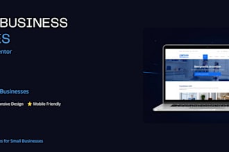 build a modern wordpress website for small businesses