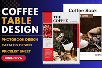 create photobook coffee table handbook wedding album brand design slide layout
