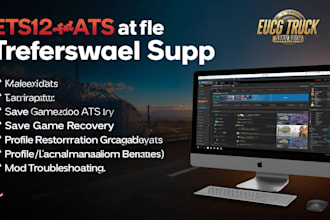 fix ets2 and ats save game, profile, and mod issues