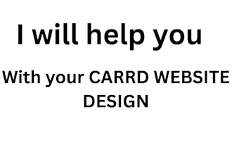 redesign carrd website design  carrd landing page  carrd co
