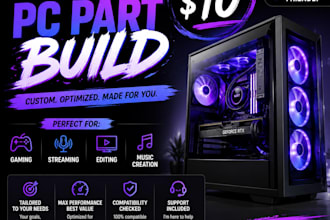 build you a custom computer PC parts list for your budget