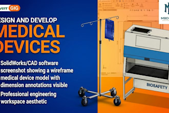 design 3d cad medical surgical and wearable device prototypes with solidworks