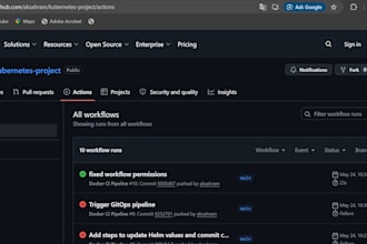 set up cicd pipeline using github actions and argocd for kubernetes