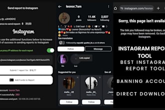 setup instagrm mass reporting bot,takedown harassing copyright,ig mass reporting