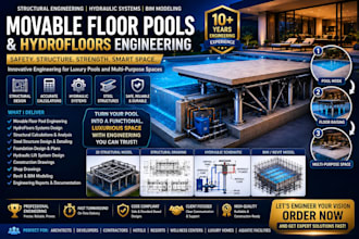 provide structural engineering for movable pool floors and hydrofloors