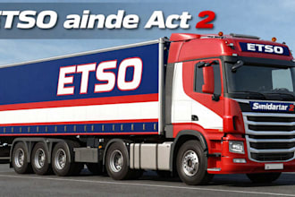 create custom company skins for ets2 and ats