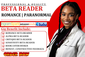 beta read critique, paranormal romance novel beta reader, horror taboo books