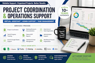 provide project coordination,operations VA