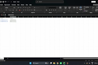 do data entry, excel spreadsheet and copy paste work