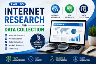 do internet research and data collection