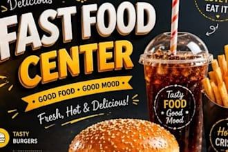 restaurant menu, food menu, menu brochure, cafe menu drinks menu and food flyer