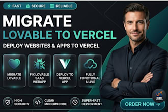 deploy lovable webapp to vercel, railway or netlify, migrate lovable to supabase