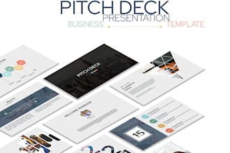 redesign real estate investor startup pitch deck, property promotion slides
