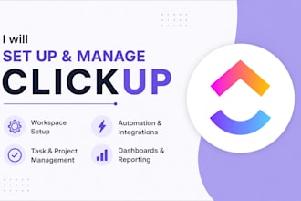 clickup expert clickup consultant clickup automation clickup dashboard setup