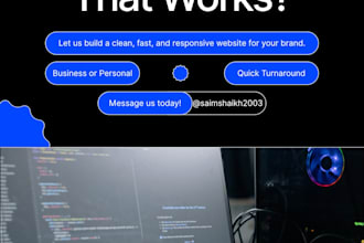 build a modern responsive website using react js HTML CSS and javascript