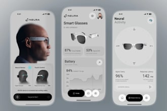 build luxury sunglasses app, beauty booking app, pregnancy tracker app