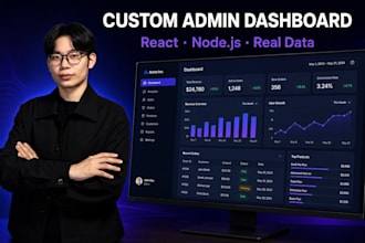 build a custom admin dashboard for your business