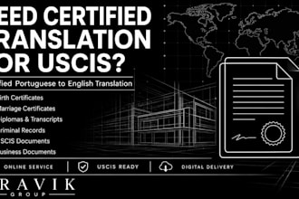 provide certified translation for uscis documents