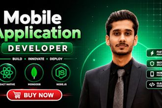 build custom mobile applications in react, node and mongo