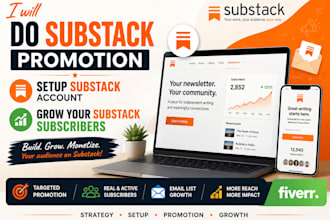 do substack promotion, substack newsletter, substack setup, substack subscribers