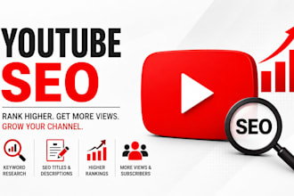 provide youtube SEO and video promotion services