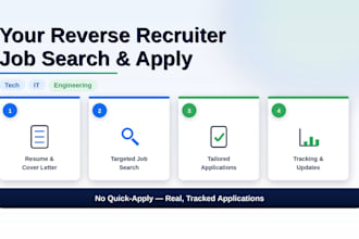 be your reverse recruiter for job search and applications in tech and IT