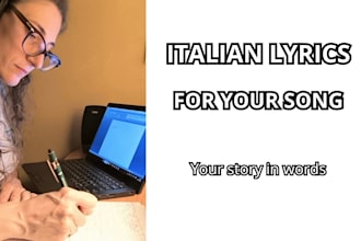 write italian lyrics for your song