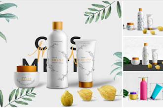 create digital product mockup and ecover bundle
