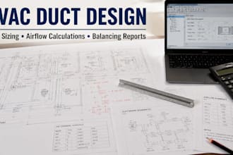 hvac duct design duct sizing airflow calculation balancing report