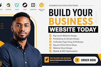 create big cartel prestashop godaddy showit square online website store design