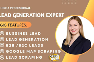 b2b lead generation targeted google maps scraping mlm leads medicare leads