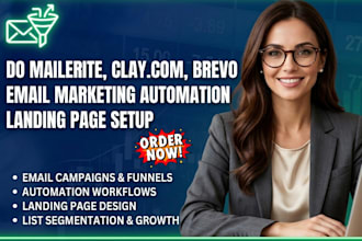 do mailerite, clay com, brevo email marketing automation, landing page setup
