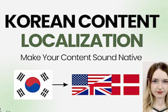 localize korean content for nordic audiences