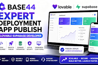 base44 expert base44 deployment base44 app publish lovable supabase developer