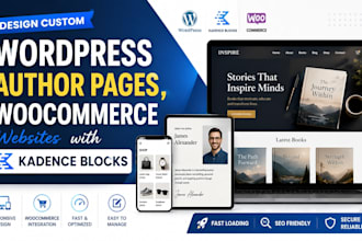 design author website, book author website, ebook website, author portfolio