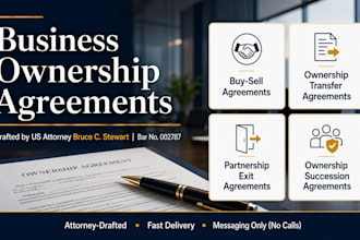 draft a corporate ownership succession agreement to protect your legacy