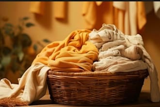 come pick up your laundry and wash it and bring it back