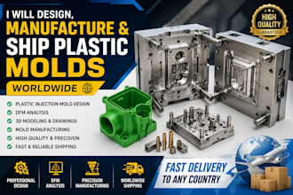 design, manufacture, and ship plastic molds worldwide