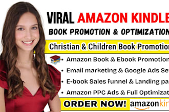 do amazon kindle book promotion ebook marketing christien or children book ads
