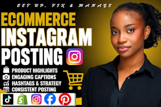 create instagram post for your ecommerce store and content creation