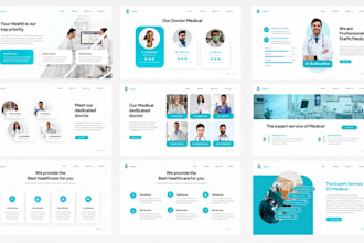 design biotech and medtech pitch deck for medical startups and investors