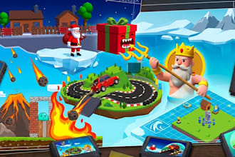 develop professional unity games for mobile and PC