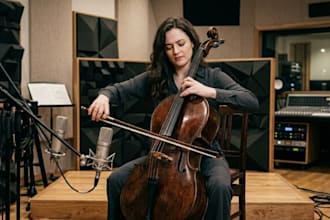 record professional live string section in a studio for your song