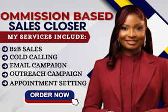 commission based sales closer sales representative online sales salesperson