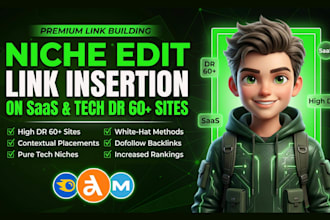 niche edit link insertion on DR 60 saas and tech websites