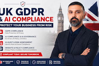 be your united kingdom ai compliance and data governance expert today now