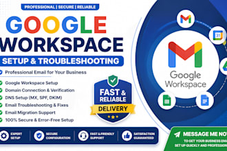 configure google workspace and business email with domain and dns setup