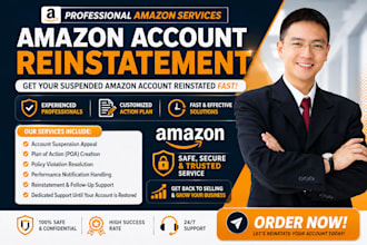 reinstate  suspended amazon seller account resolve violation