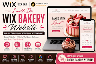 do wix bakery website, online ordering, wix booking, online appointment website