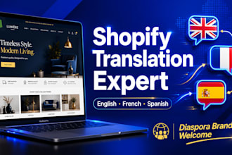 translate shopify store french spanish multilingual shopify store website fixing